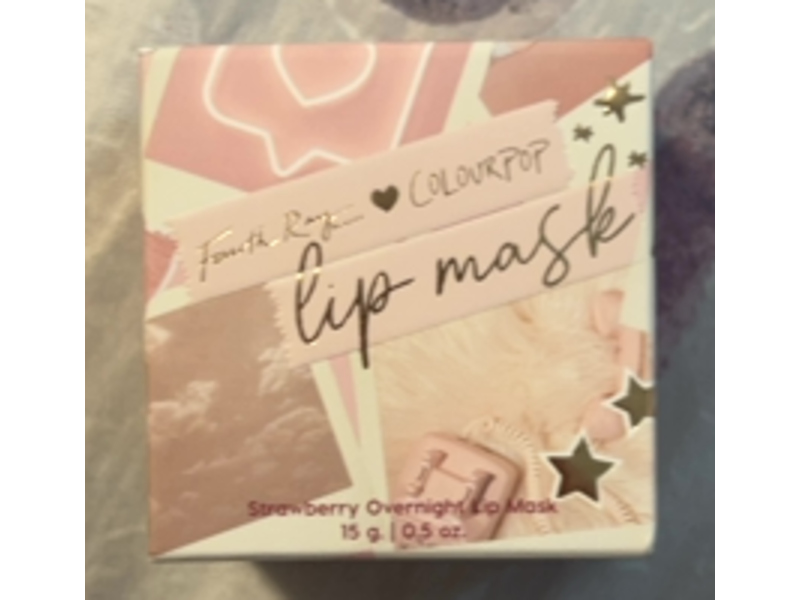 Colourpop X Fourth Ray Lip Mask, Strawberry, O.5 oz/15 g