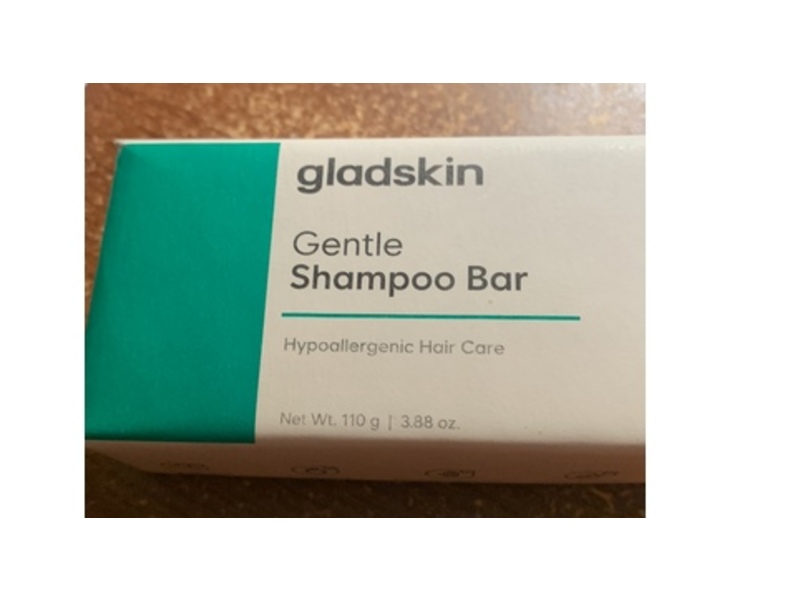 Gladskin Gentle Shampoo Bar, 3.88 oz/110 g