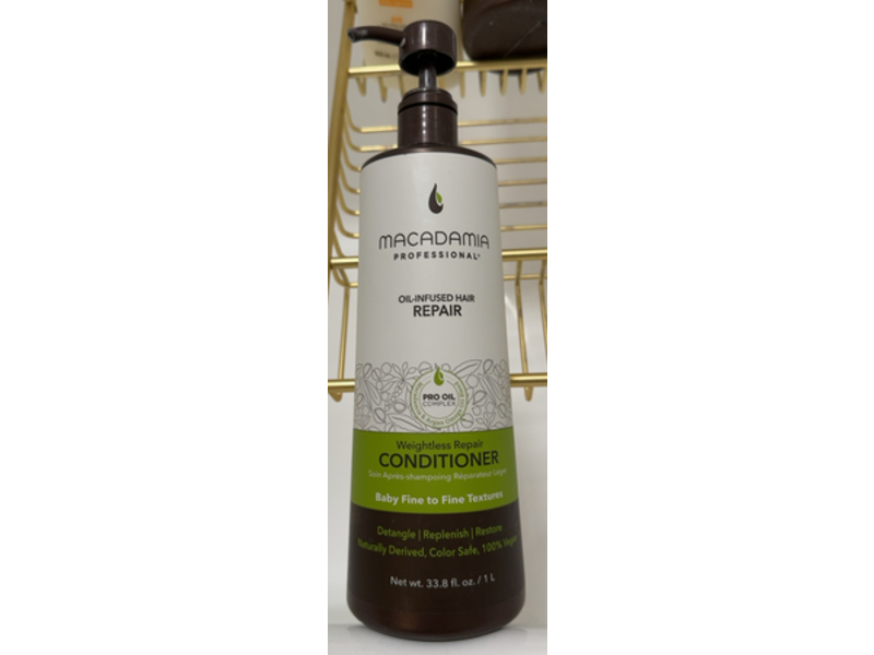 Macadamia Professional Weightless Repair Conditioner, 33.8 fl oz/1 L