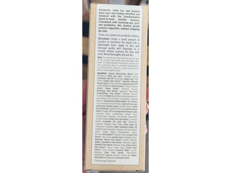 Eminence Kombucha Microbiome Foaming Cleanser, 5 fl oz/150 mL