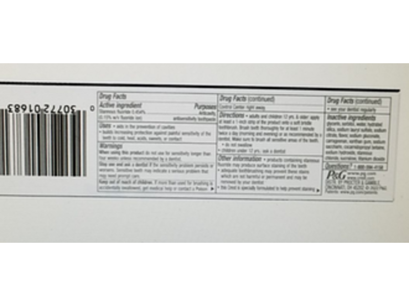 Crest Pro-Health Densify Toothpaste, Daily Whitening, 4.1 oz/116 g