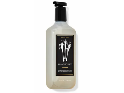 Bath And Body Works White Barn Cleansing Gel Hand Soap, Lemongrass, 8 fl oz/236 mL