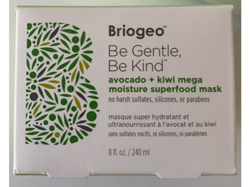 Briogeo Be Gentle Be Kind Moisture Superfood Mask, Avocado + Kiwi, 8 fl oz/240 mL