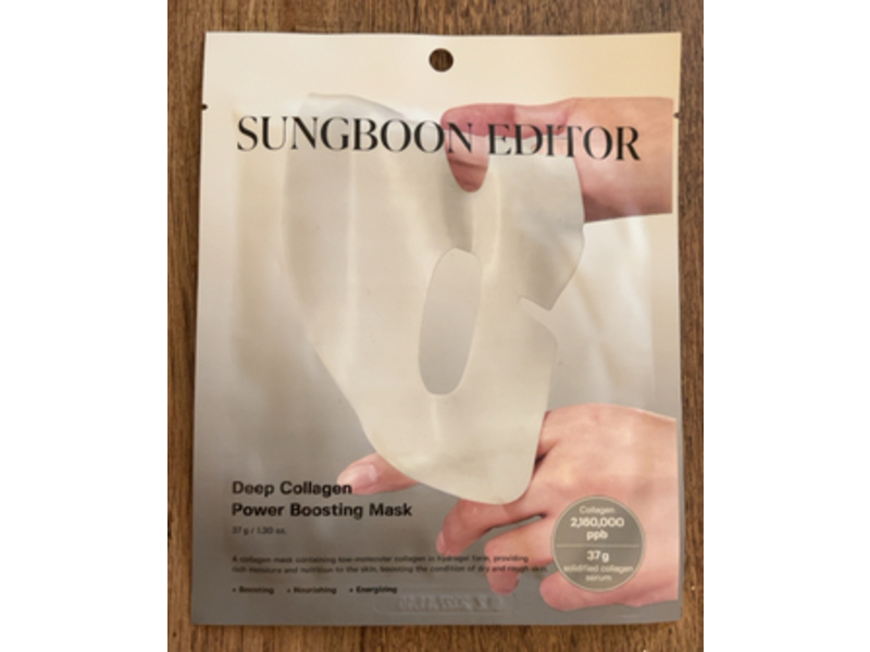 Sungboon Editor Deep Collagen Power Boosting Mask, 1.30 oz/37 g