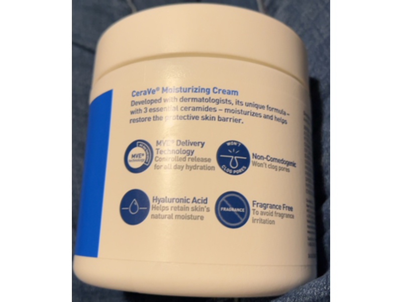 Cerave Moisturizing Cream, 16 oz/ 453 g