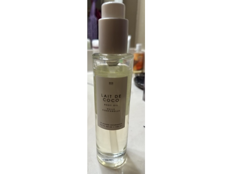 Le Monde Gourmand Lait de Coco Body Oil, 4.6 fl oz/120 mL