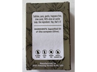 Ora's Amazing Herbal Gentle Olive Oil Soap, Unscented, 4.5 oz/128 g - thumbnail 3
