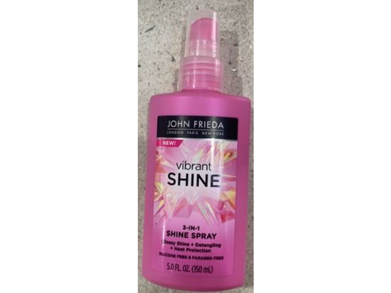 John Frieda 3-In-1 Vibrant Shine Spray, 5 fl oz/150 mL