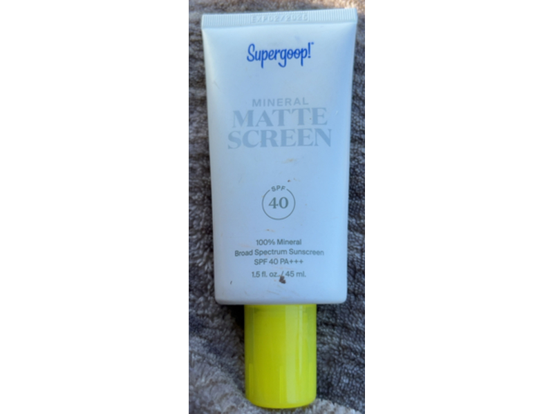 Supergoop! Mineral Matte Sunscreen, SPF 40, 1.5 fl oz/45 mL