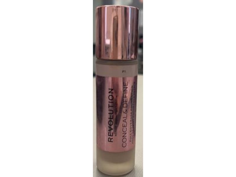 Revolution Conceal & Define Foundation, F1, 0.8 fl oz/23 mL