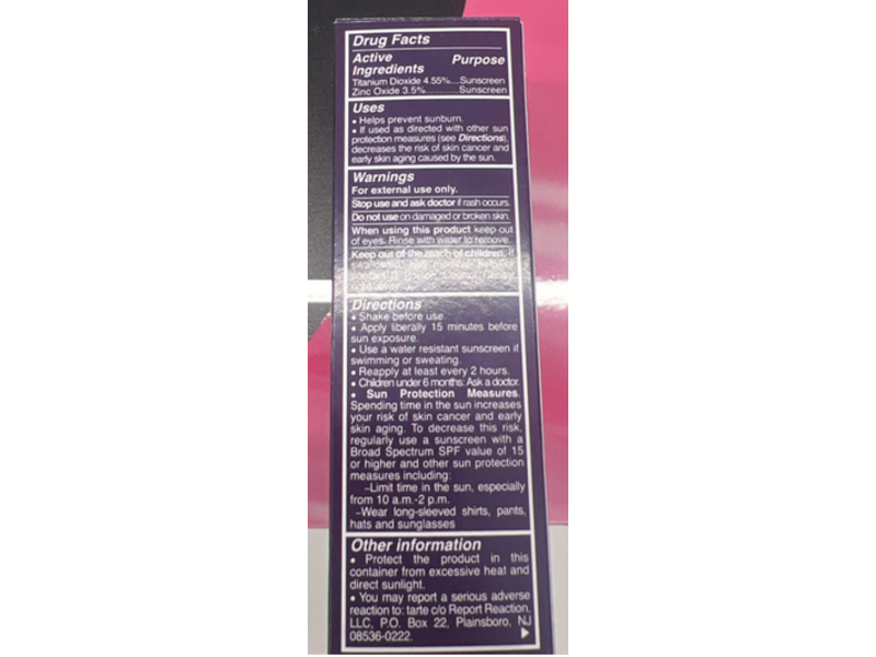 Tarte BB Tinted Moisturizer Primer, SPF 30, Tan, 1.01 fl oz/30 mL