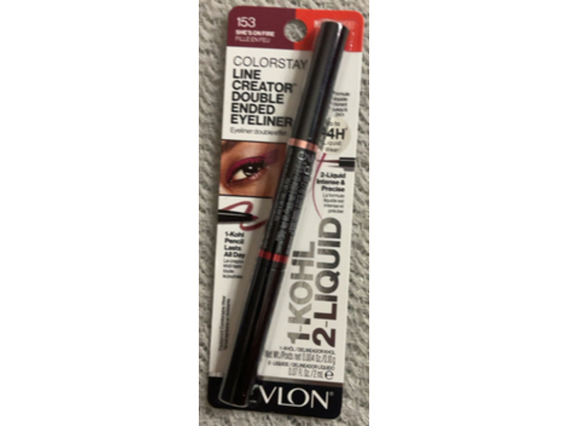 Revlon Color Stay Line Creator Double Ended Eyeliner, She's On Fire, 0.07 fl oz/2 mL