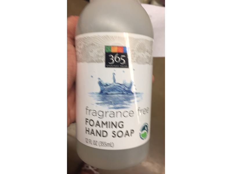 365 Everyday Value Foaming Hand Soap, Fragrance Free, 12 fl oz