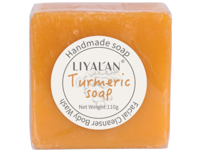 Liyalan Handmade Soap, Turmeric, 3.88 oz/110 g