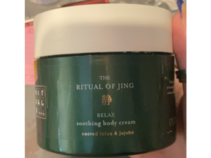 The Ritual Of Jing Relax Soothing Body Cream, Sacred Lotus & Jujube, 7.4 fl oz/220 mL