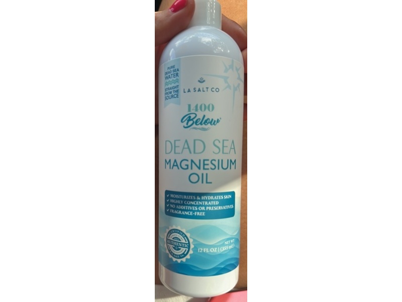 La Salt Co Dead Sea Magnesium Oil, 12 fl oz/355 mL