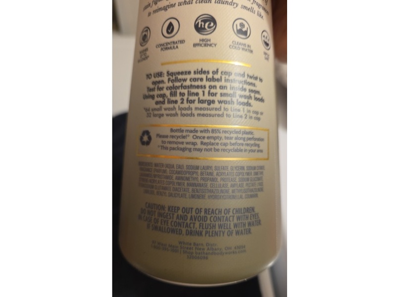 White Barn Fabric Care Detergent, Moonlit Goddess, 32 fl oz/946 mL