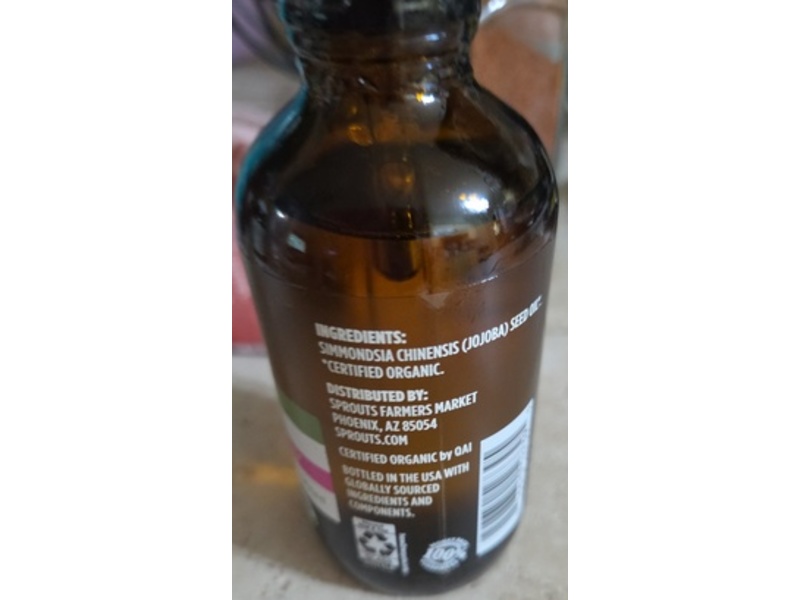 Real Root By Sprouts Skin And Hair Oil, Organic Jojoba Oil, 4 fl oz/120 mL