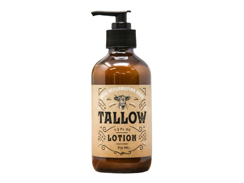 Milk Reclamation Barn Tallow Lotion, Lavender, Bergamot, Geranium, 7.2 fl oz/212 mL