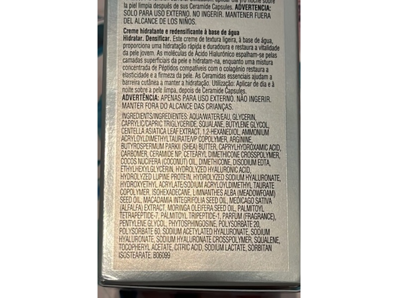 Elizabeth Arden Hyaluronic Acid + Peptides Ceramide Hydra-Plumping Water Cream, 1.7 oz/50 mL