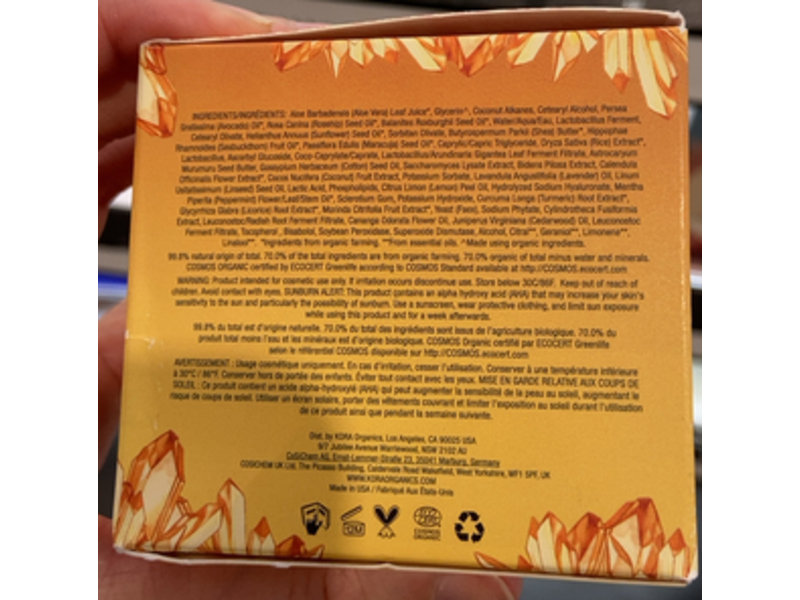 Kora Organics Turmeric Glow Moisturizer 1.69 fl oz/50 mL