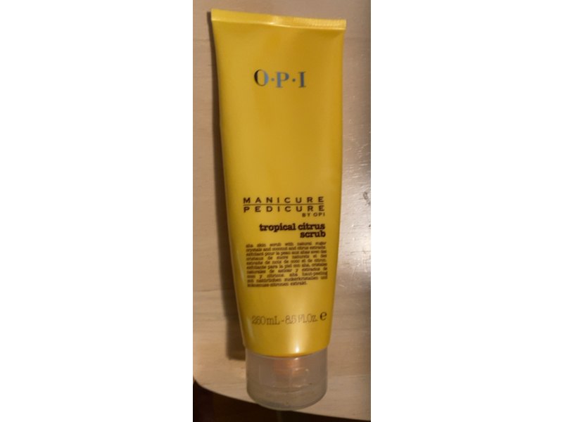 O.P.I Manicure Pedicure Tropical Citrus Scrub, 8.5 fl oz/250 mL