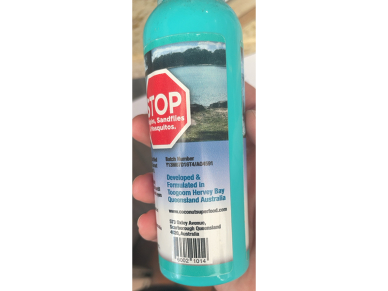 Mitchy's Itchy's Organic Natural Insert Repellent + Spearmint, Coconut Oil, 125 mL