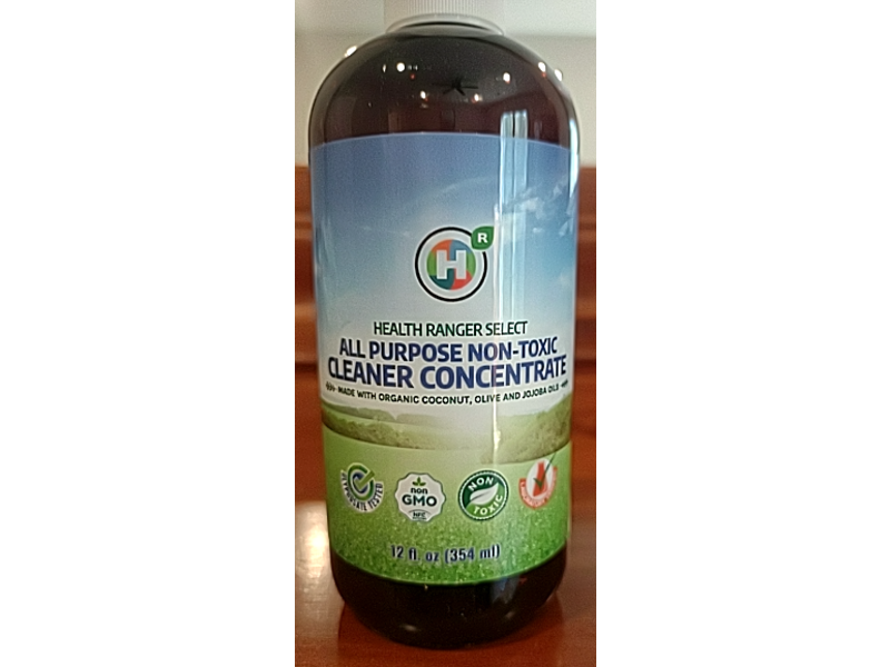 Health Ranger Select All Purpose Non-Toxic Cleaner Concentrate, 12 fl oz/354 mL