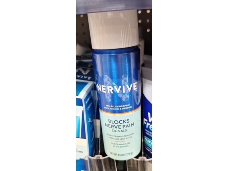 Nervive Blocks Nerve Pain Relieving Spray, 4.5 oz/127.6 g