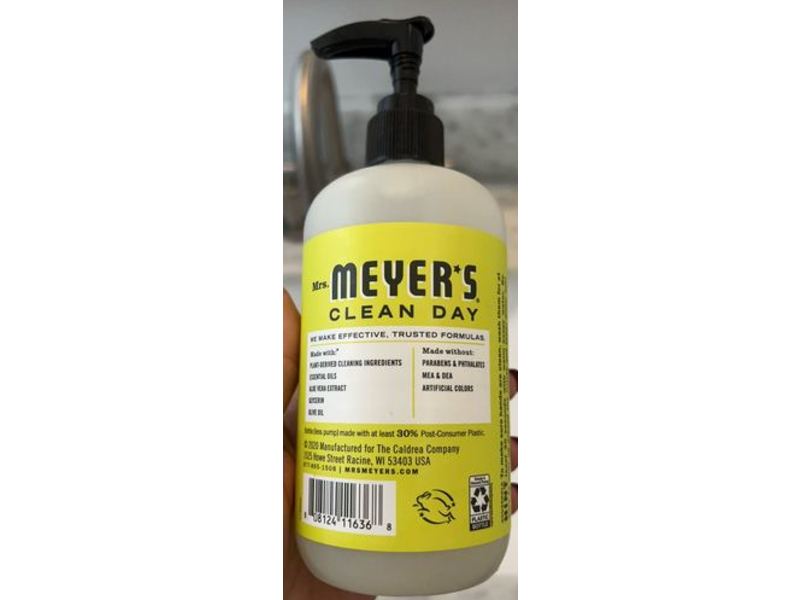 Mrs. Meyer's Clean Day Hand Soap, Pear Tree, 12.5 fl oz/370 mL