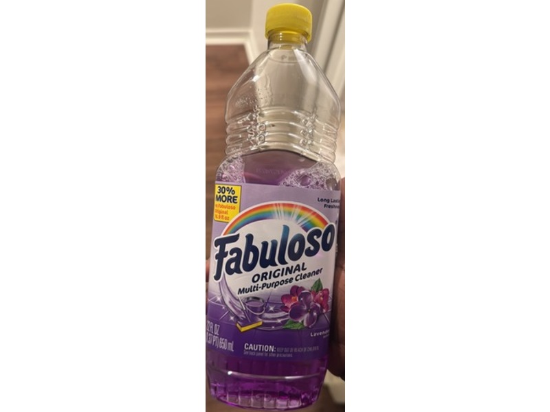 Fabuloso Original Multi-Purpose Cleaner, Lavender Scent, 22 fl oz/650 mL