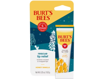 Burt's Bees Rescue Lip Relief, Honey Vanilla, 0.35 oz/9.92 g