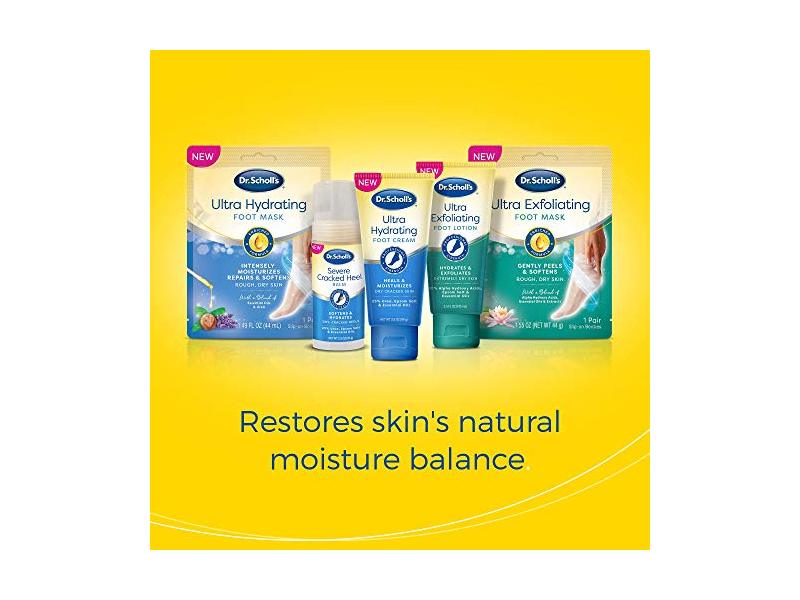 Dr. Scholl's Ultra Hydrating Heals & Moisturizes Foot Cream, 3.5 oz/99 g