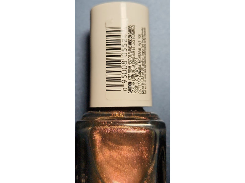 Essie Expressie Nail Polish Top Coat, Copper Chrome Glitter, 0.33 fl oz/10 mL