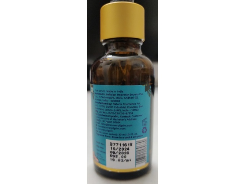 Pilgrim 10% Niacinamide Face Serum, 1.01 fl oz/30 mL