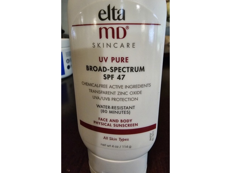 eltaMD Face & Body Physical Sunscreen, SPF 47, 4 oz/114 g