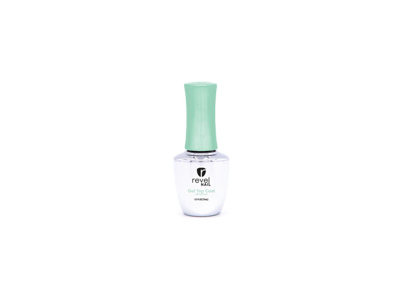 Revel Nail Dip Powder Gel Topcoat, Sensitive, 0.5 fl oz/15 mL