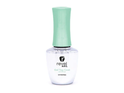 Revel Nail Dip Powder Gel Topcoat, Sensitive, 0.5 fl oz/15 mL