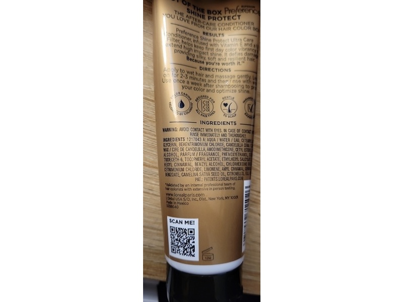 Loreal Paris Superior Preference Ultra Care Conditioner, 4 fl oz/120 mL