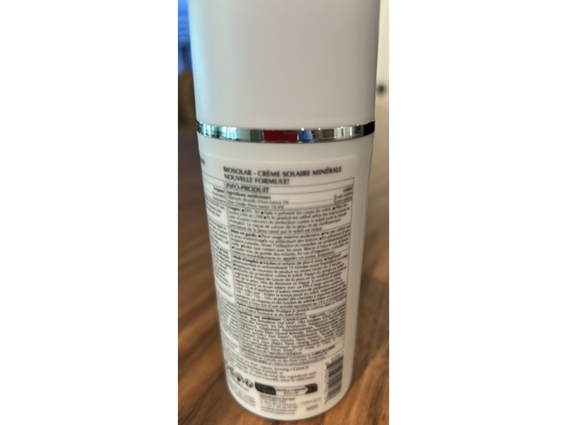 Nelly De Vuyst Biosolar Mineral Sunscreen, Transparent, SPF 30, PA++++, 3.5 oz/100 g