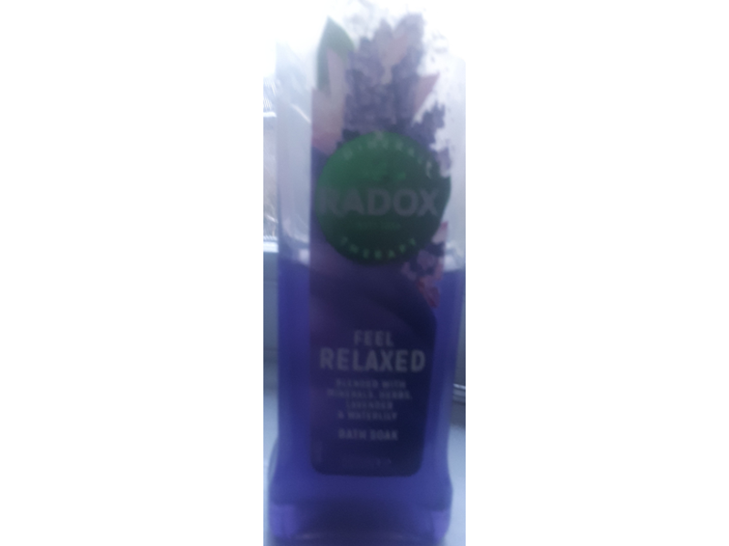 Radox Feel Relaxed Bath Soak, Lavender & waterlily, 500 mL