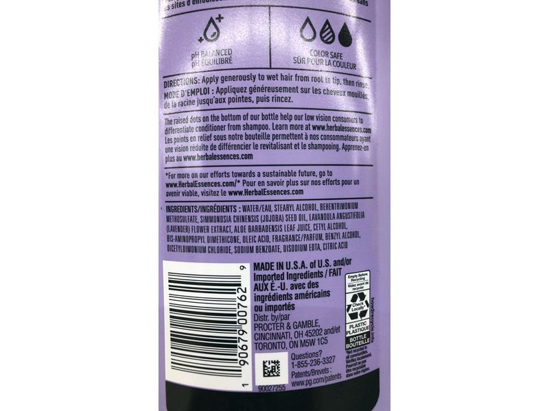 Herbal Essences Curls Boucles Conditioner, Jojoba Oil & Lavender, 13.5 fl oz/400 mL