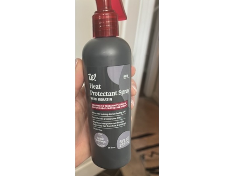 Walgreens Heat Protection Spray, Keratin, 8 fl oz/237 mL
