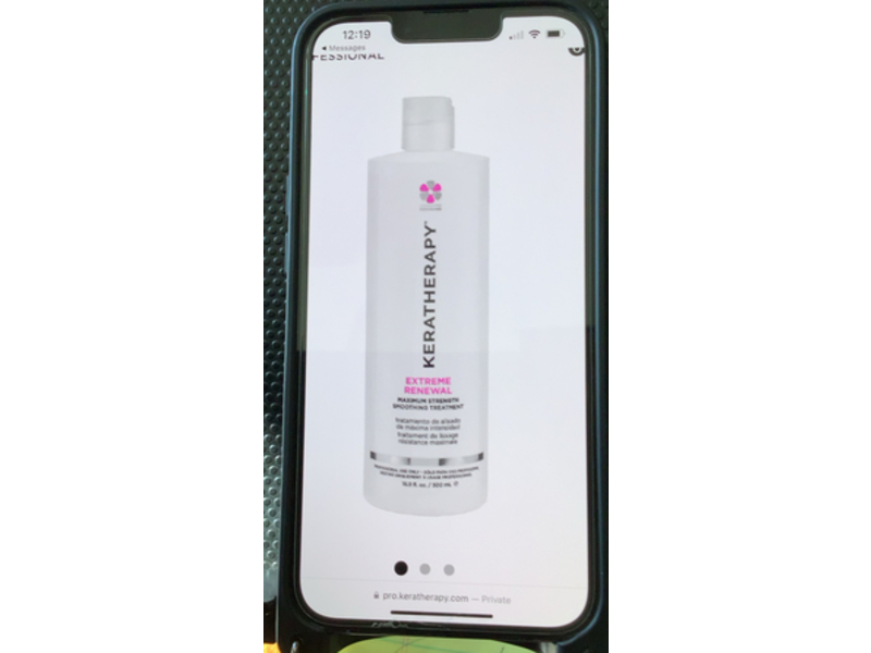 Keratherapy Extreme Renewal Maximum Strength Smoothing Treatment 16.9 fl oz/500 mL