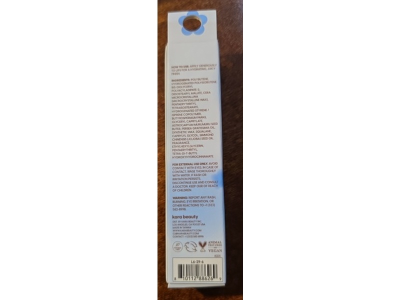 Kara Beauty Ultra -Hydrating Tinted Lip Balm, Flora Tint, 0.35 oz/10 mL