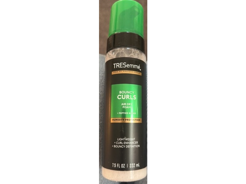 TRESemme Bouncy Curls Air Dry Foam, Peptide Blend, 7.5 fl oz/222 mL
