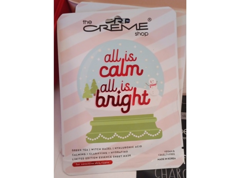 The Creme Shop All Is Calm All Is Bright Essence Sheet Mask, 1 Count