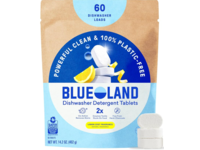 Blueland Dishwasher Detergent Tablets, Lemon Zest Scent, 14.2 oz/402 g, 60 Loads - thumbnail 1