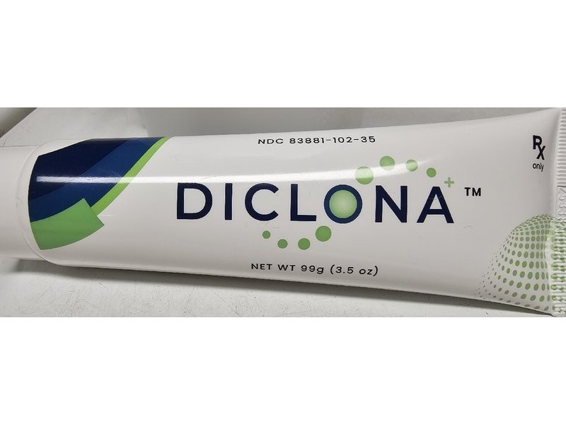 Diclona Gel, 3.5 oz/99 g, Clinic Pharma (Rx)