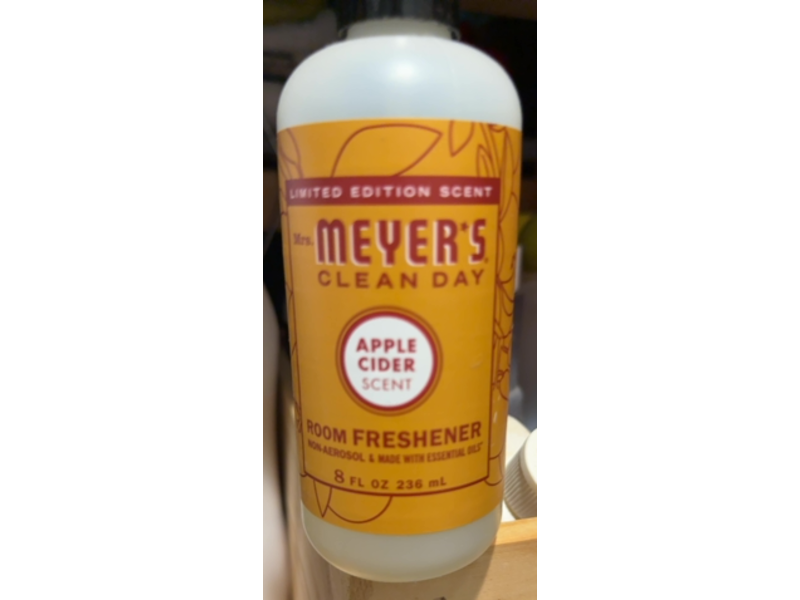 Mrs Meyer's Clean Day Room Freshener, Apple Cider Scent, 8 fl oz/236 mL